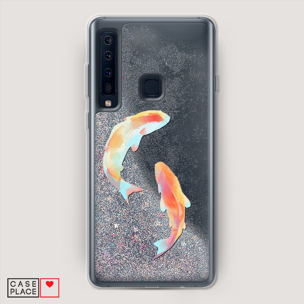 

Жидкий чехол с блестками "Звездный единорог" на Samsung Galaxy A91