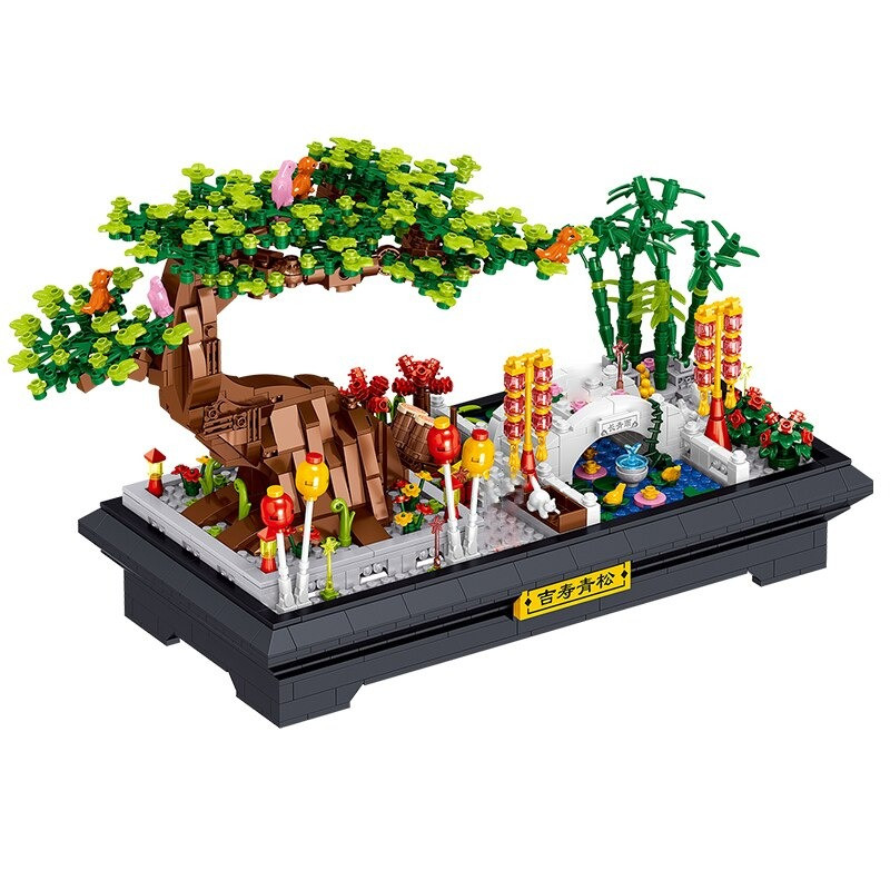 

Конструктор Бонсай Мини Сосна Zhe Gao Green Pine Bonsai