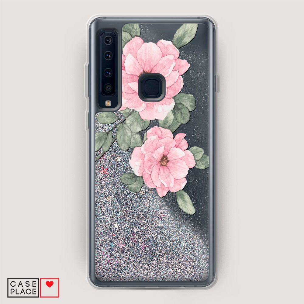 

Жидкий чехол с блестками "Звездный единорог" на Samsung Galaxy A91