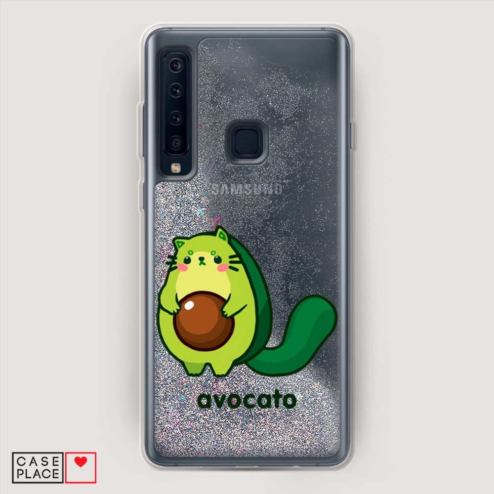 

Жидкий чехол с блестками "Звездный единорог" на Samsung Galaxy A91