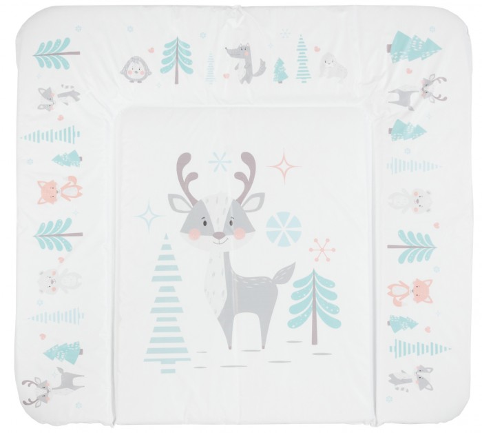 Накладка для пеленания на комод Forest kids 80х71 см Cute Reindeer 55490-1 forest kids накладка для пеленания на комод soft 80х67 см