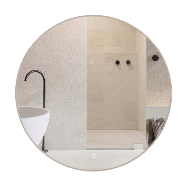 Зеркало круглое Onika Сола 50 с LED подсветкой блюдо kulsan white granite круглое 20 см