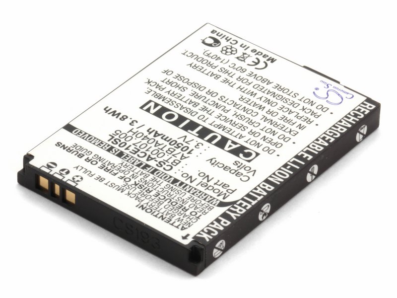 

Аккумуляторная батарея для КПК Acer beTouch E100, E101, E200 (A7BTA040H)