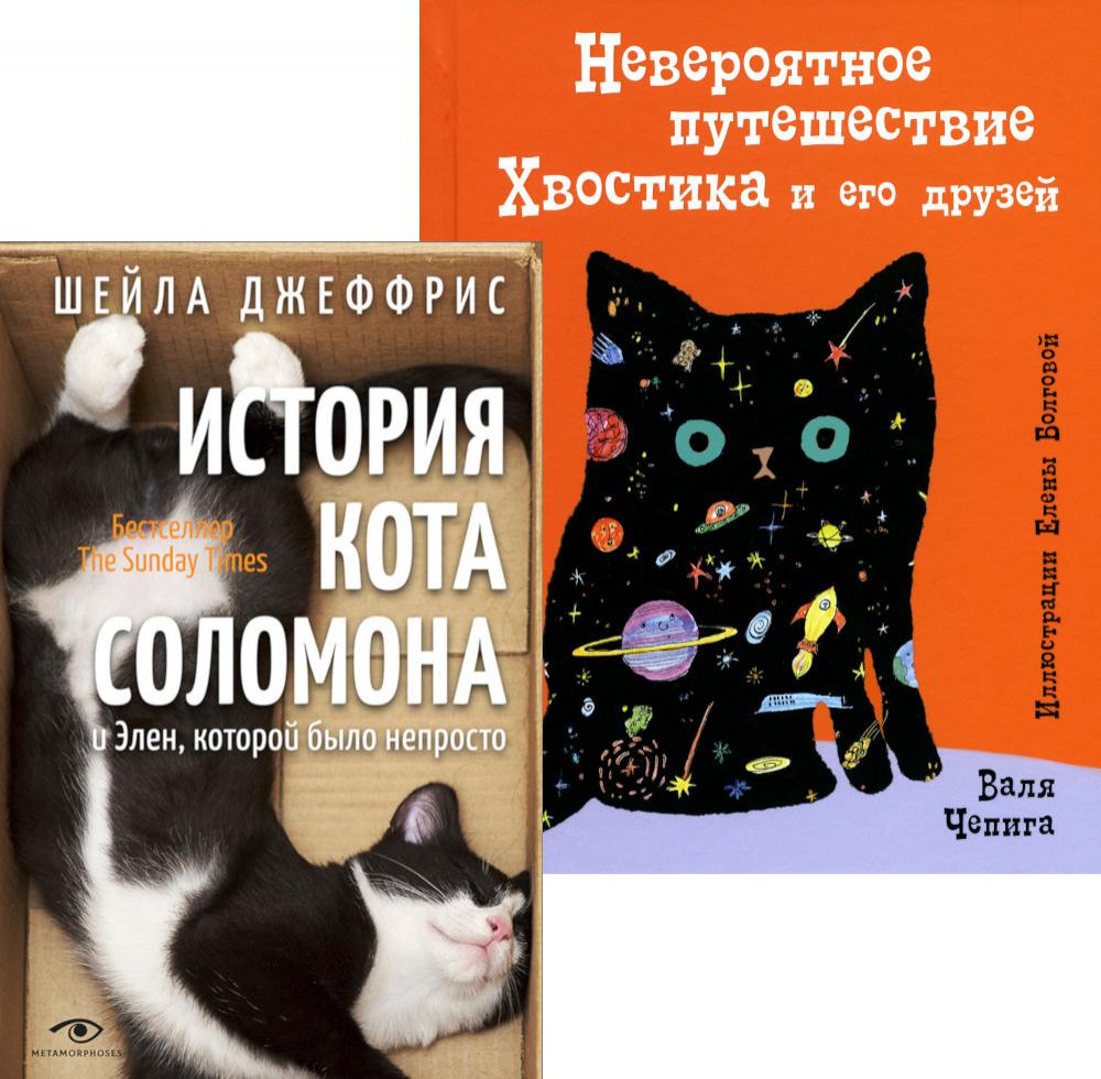 

Комплект книг Книги про котиков для всей семьи: в 2 книгах
