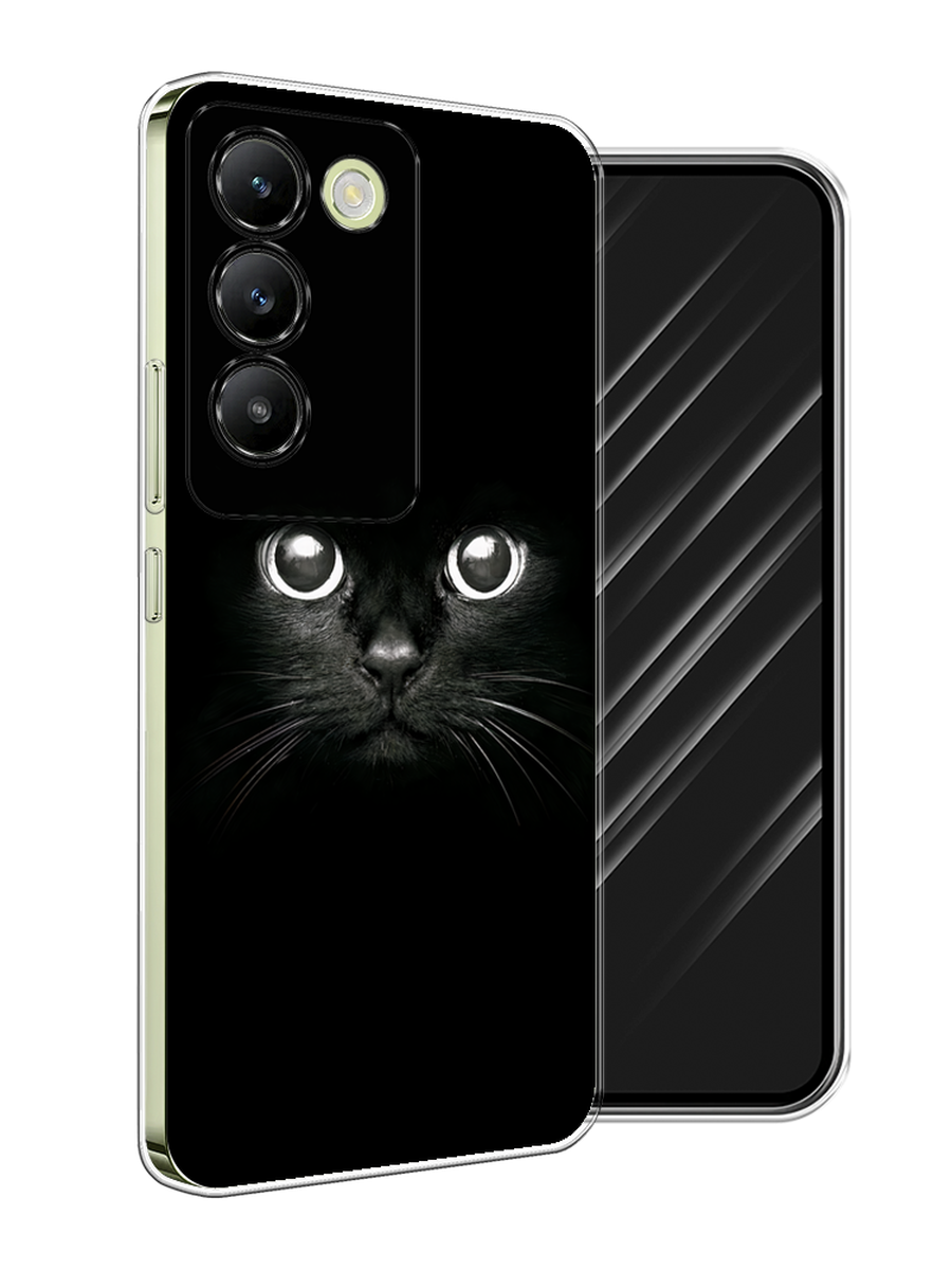 

Чехол Awog на Vivo V30 lite 4G "Взгляд черной кошки", Черный;белый;серый, 2610350-1