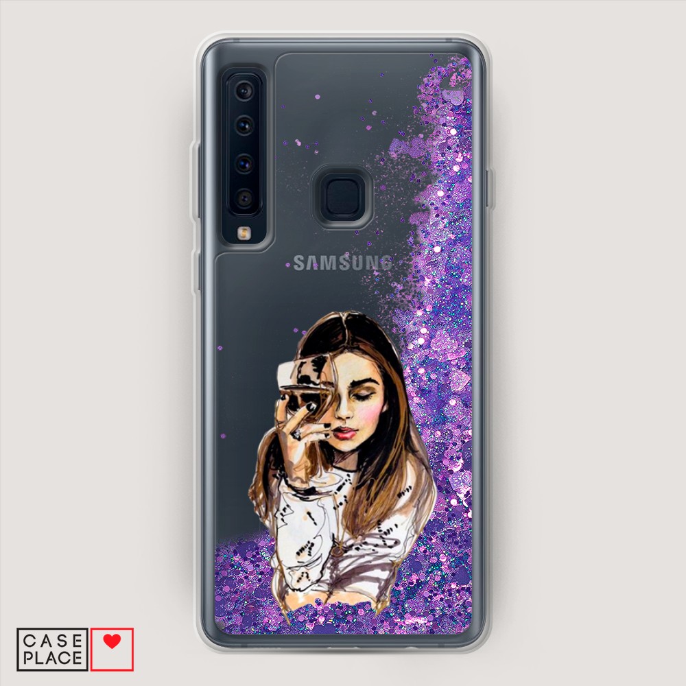 

Чехол Awog "Девушка с бокалом" на Samsung Galaxy A9 (2018), 26692-1