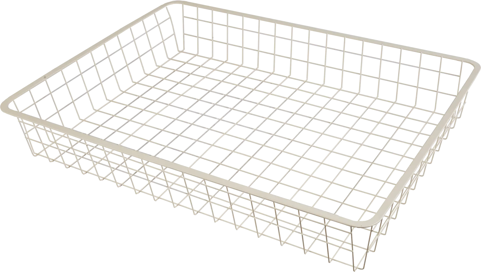 

Корзина для стеллажной рамы Larvij 55x41x8 см цвет бежевый