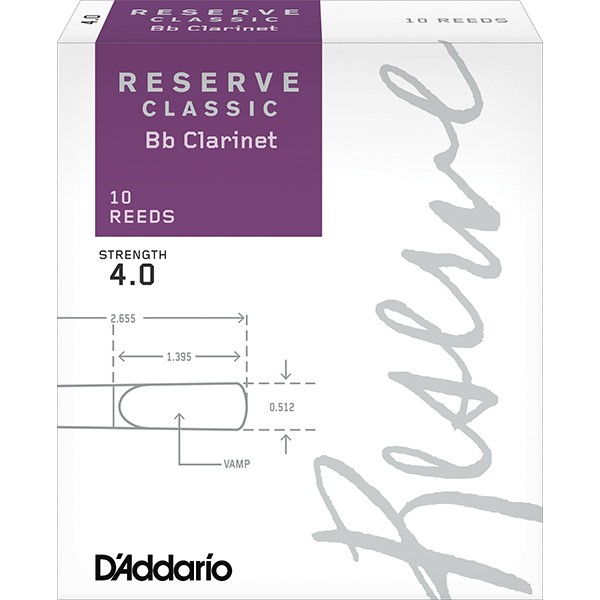 

Rico Dct1040 Reserve Classic - трости для кларнета Bb
