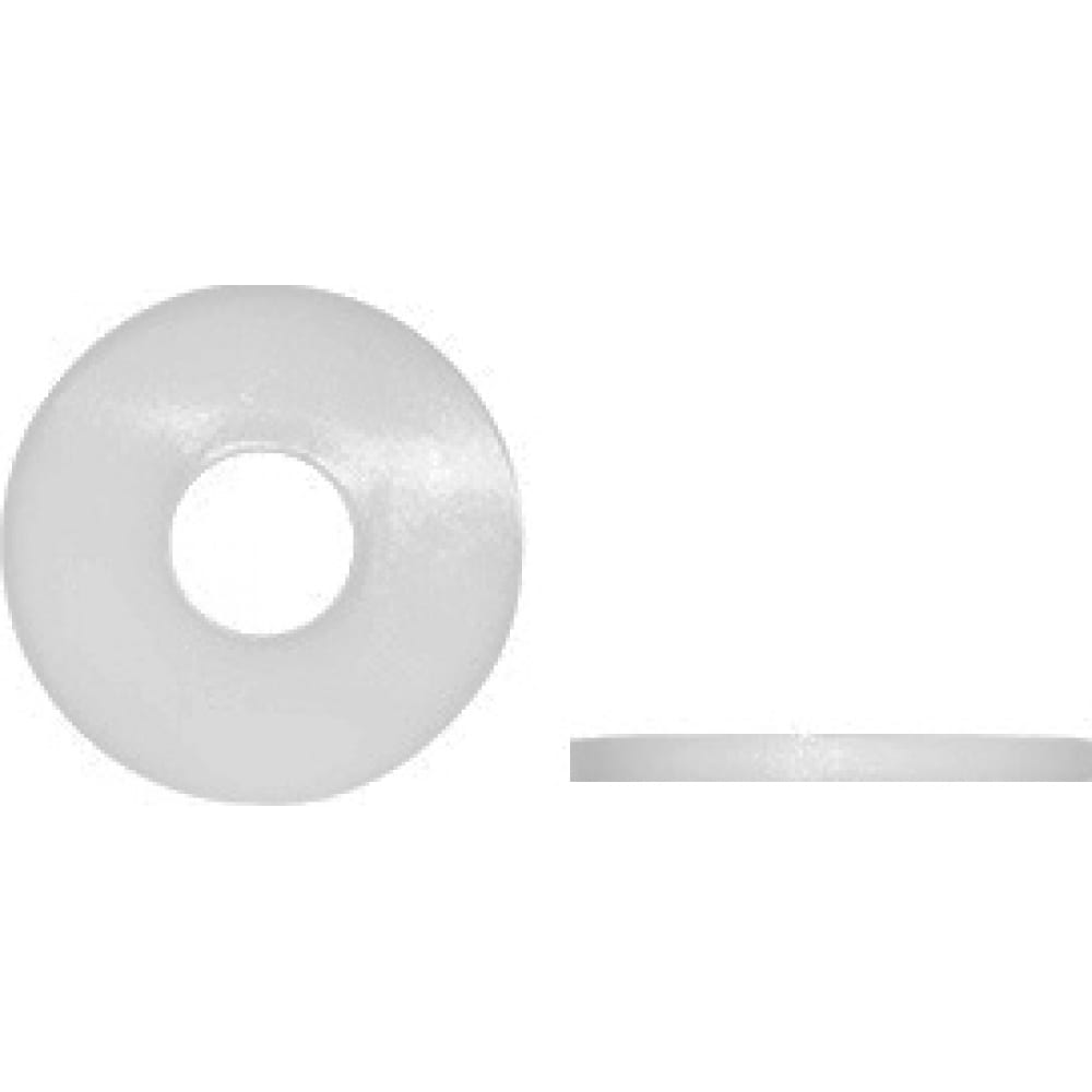 Плоская (увеличенная) полиамидная (пластиковая) шайба DINFIX DIN 9021, D10, 10 шт. 00-0000