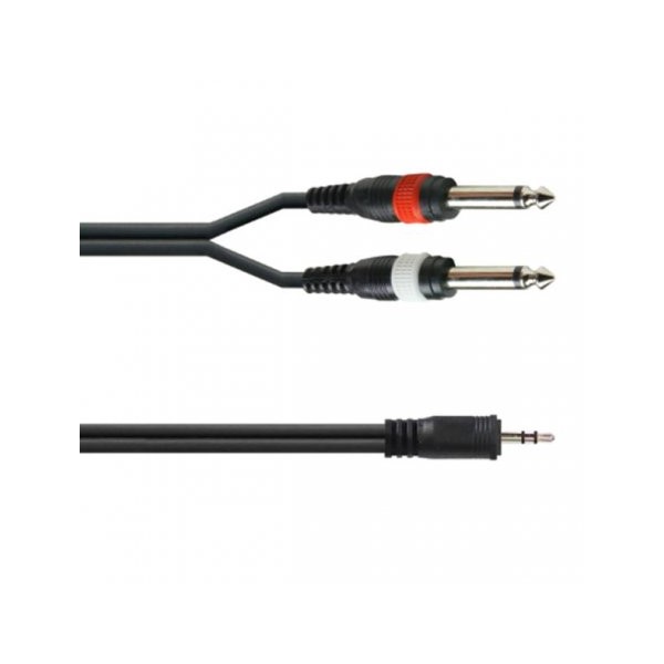 

True magic Tlc172/3m - Кабель Mini Jack stereo - 2* 1/4 Jack mono, 3м
