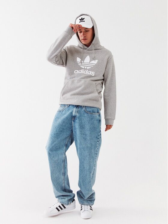

Худи мужское Adidas 0000301210078 серое M, Серый, 0000301210078