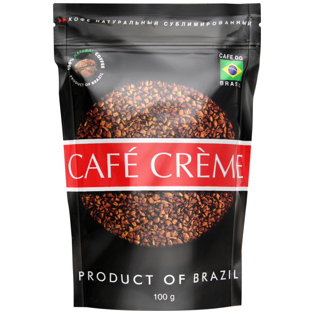 фото Кофе растворимый кофе крем стронг 100 грамм cafe creme