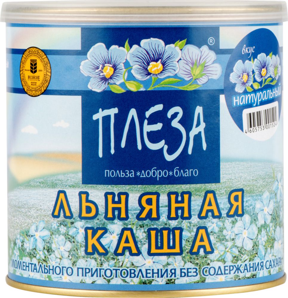 

Каша льняная Плеза вкус натуральный 400 г