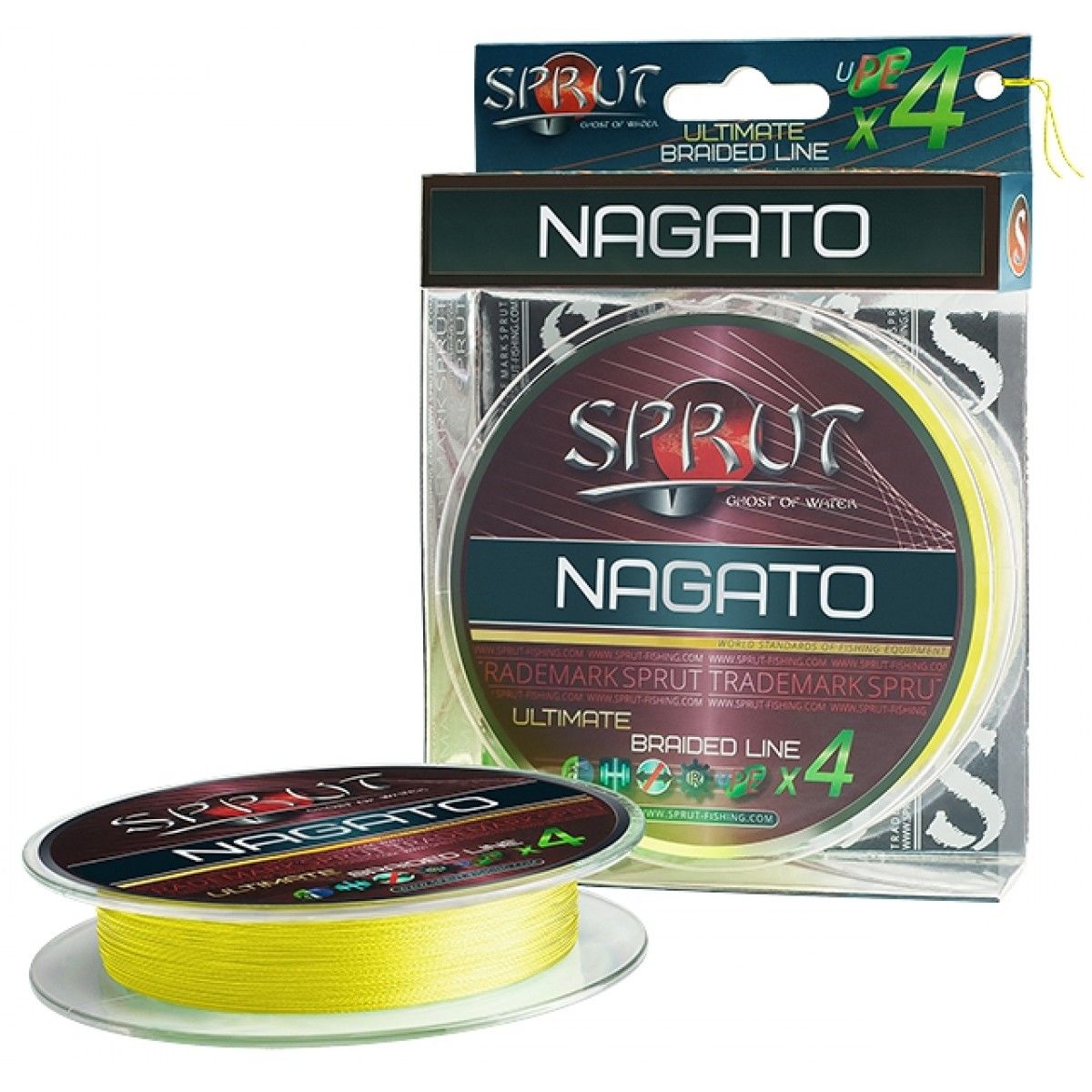 

Шнур NAGATO Hard Ultimate Braided Line x4 95 м Fluo Yellow