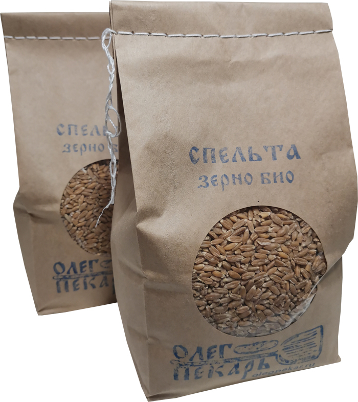 

Зерно Спельта БИО Олег Пекарь, 1кг*2шт