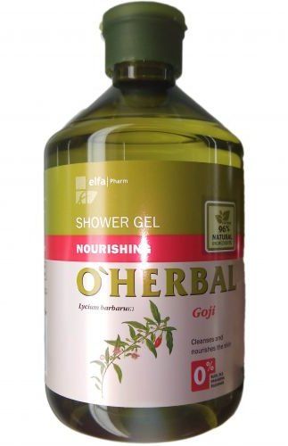 фото Питательный гель для душа o'herbal с экстрактом годжи, 500 мл