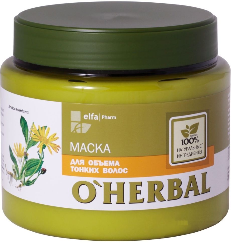 Маска для объема тонких волос OHerbal, 500 мл