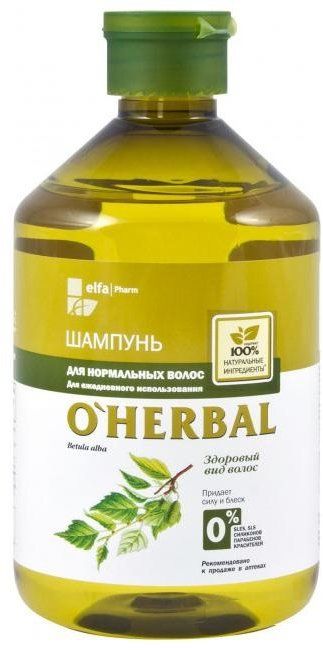 фото Шампунь ежедневный для нормальных волос o'herbal 500 мл