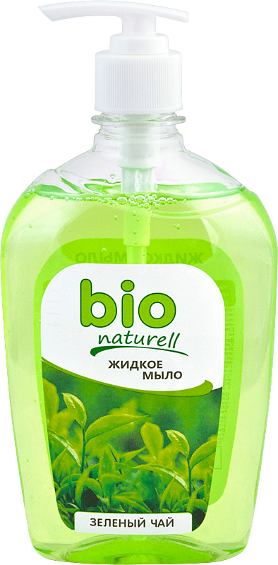 фото Жидкое мыло с дозатором "зеленый чай" bio naturell, 500 мл bionaturell
