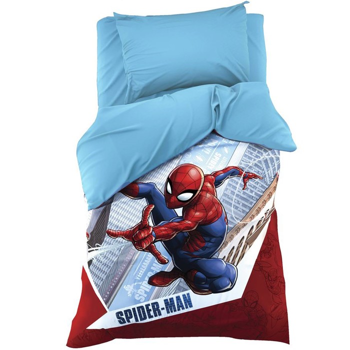 фото Постельное белье marvel человек-паук супергерой 1,5-спальное