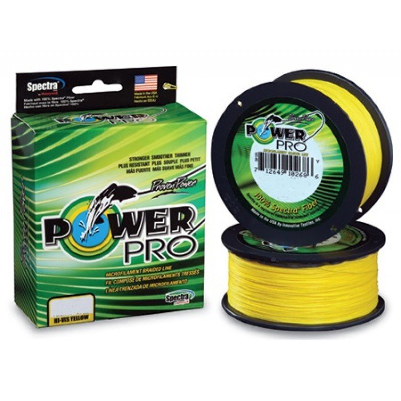

Леска плетеная PowerPro Hi-Vis 0,28 мм, 135 м, 20 кг, Hi-Vis