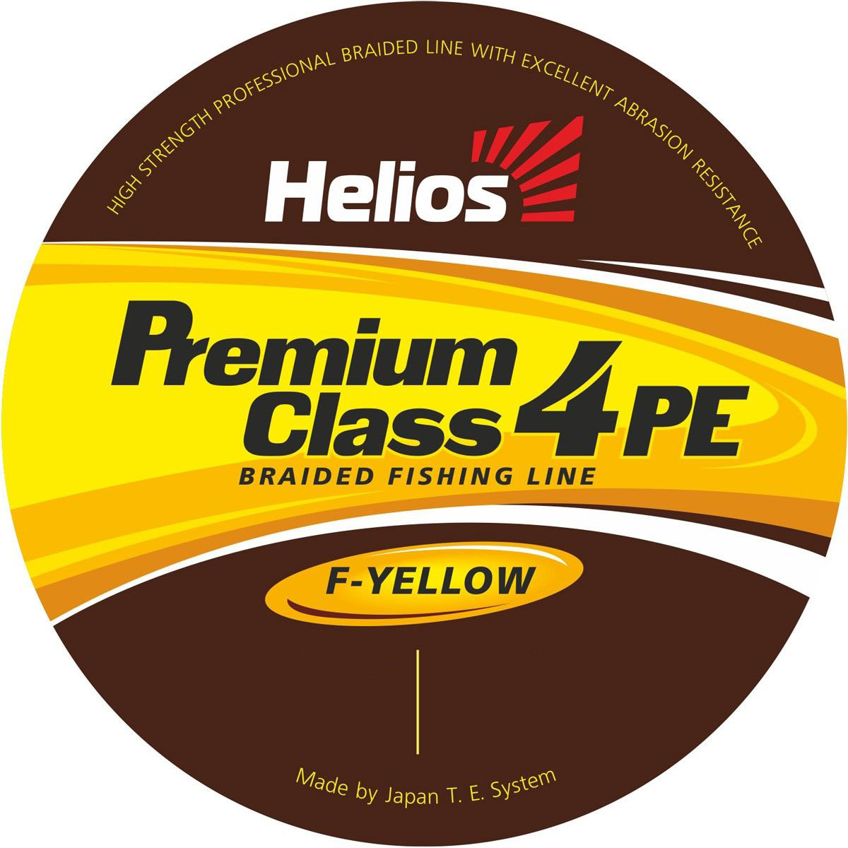 

Шнур PREMIUM CLASS 4 PE BRAID Fluorescent Yellow 135m