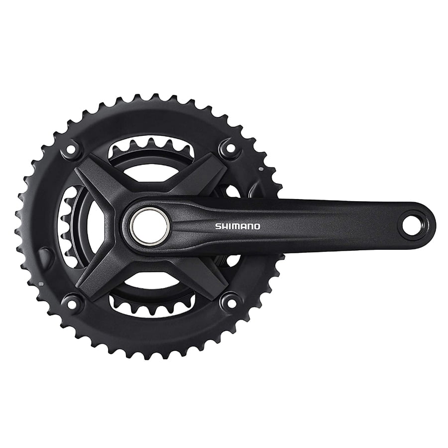 фото Шатун shimano mt210 170мм 46/30 для 2*9 ск без защиты черный efcmt210cx60xl