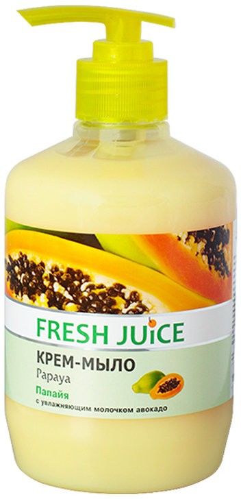 фото Крем-мыло с дозатором fresh juice papaya 460 мл