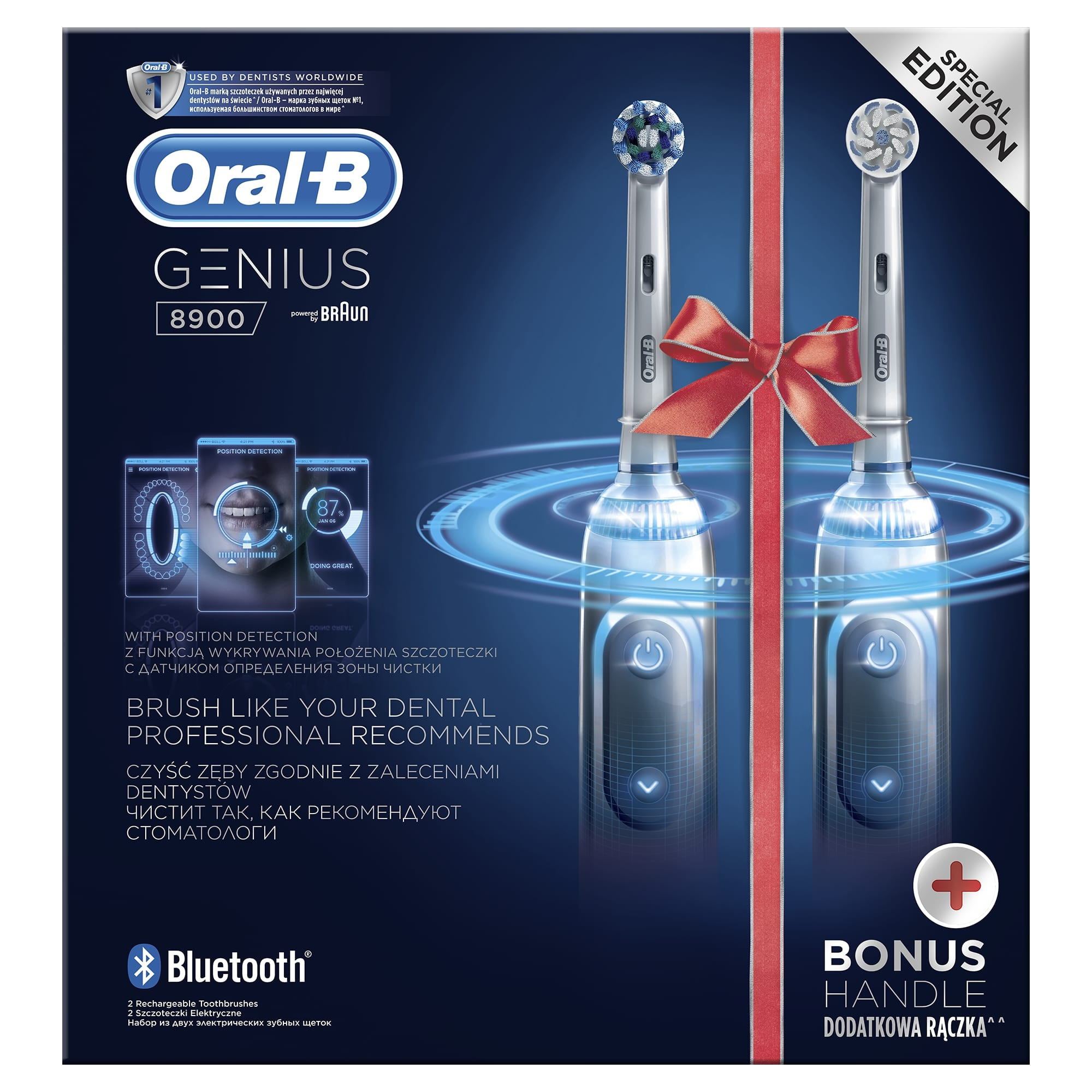 фото Зубная щетка электрическая braun oral-b genius 8900