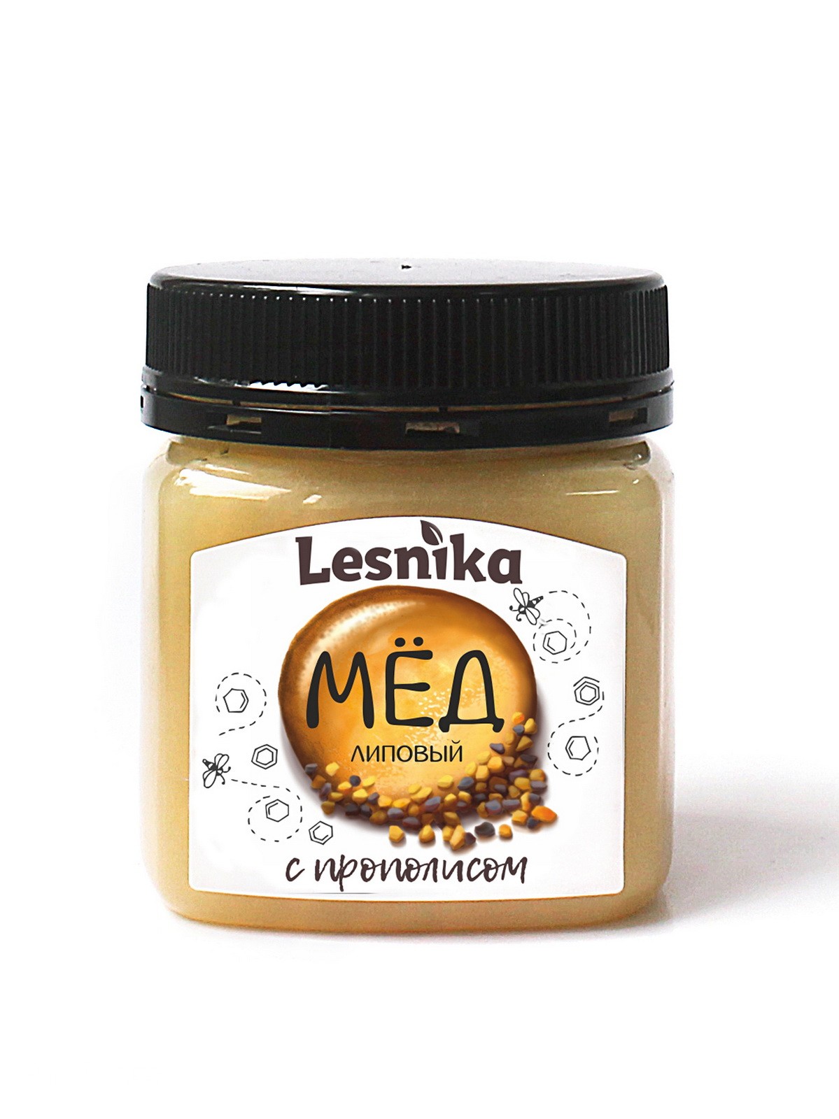 

Мед Lesnika липовый с прополисом 250гр.