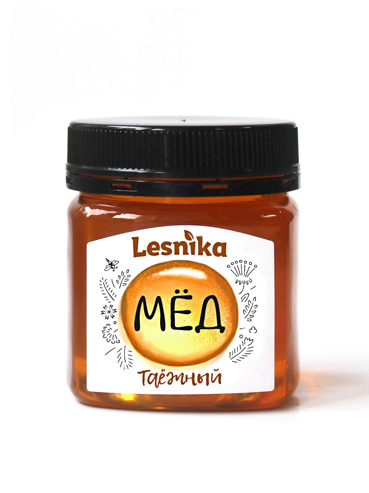 

Мед Lesnika натуральный цветочный "Таежный" 250гр.