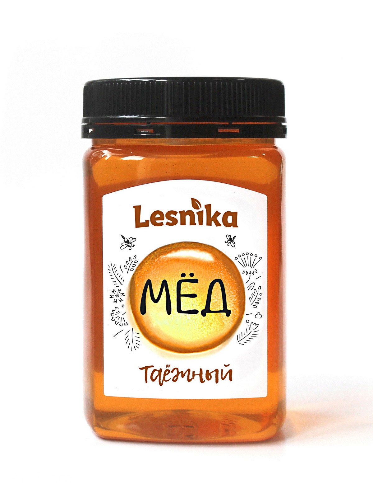 

Мед Lesnika натуральный цветочный "Таежный" 450гр.