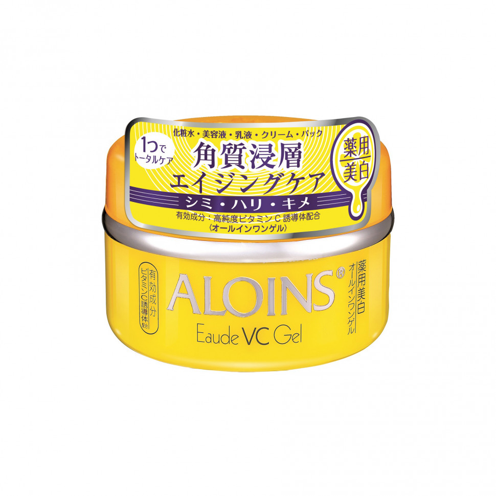 Крем-гель для лица и тела Aloins с экстрактом алоэ и витамином С, 100 гр