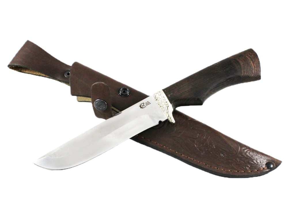 

Нож Варяг кован ст 95х18,венге, литье