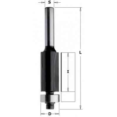 Фреза CMT Ф19мм S8мм I25.4мм (K906-191) обгонная фреза strong