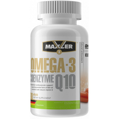 

Maxler Omega-3 Coenzyme Q10 60 капсул