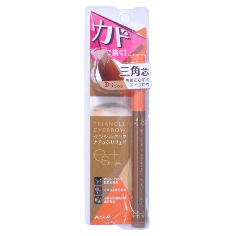 Карандаш для бровей Koji влагостойкий медно-коричневый тон 3 карандаш для бровей eye brow pencil 6 087 02 2 темно коричневый 1 г