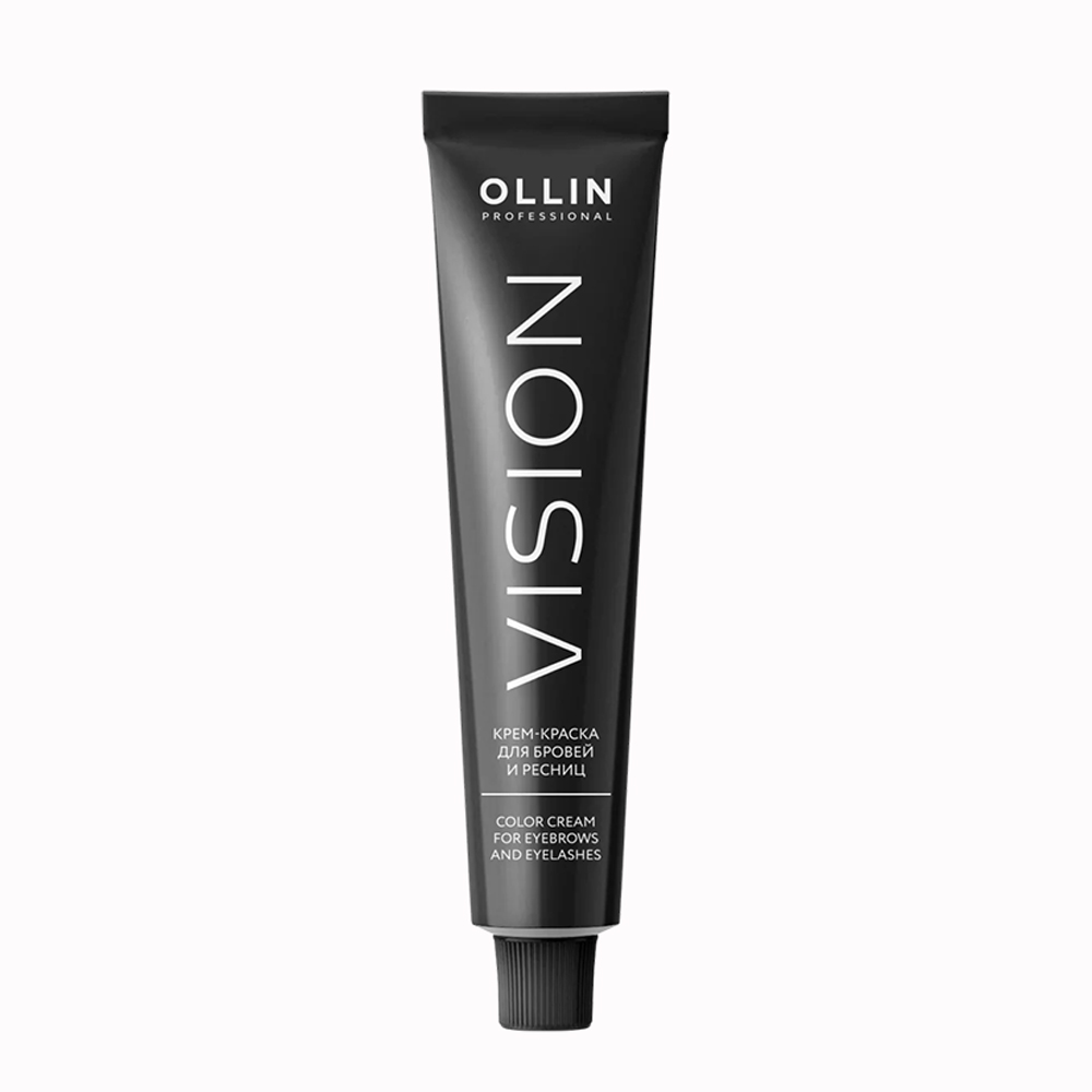 Крем-краска для бровей и ресниц Ollin Professional - Иссиня-черный, 20 мл