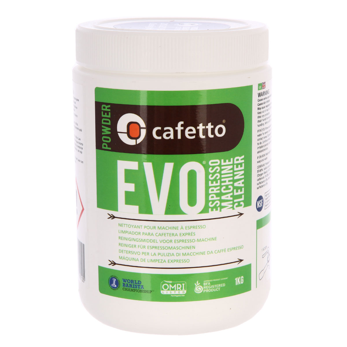 фото Средство для чистки кофемашин cafetto evo powder 1кг