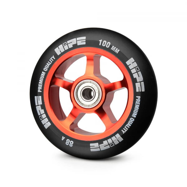 

Колесо для самоката Hipe 5-Spoke 100 мм красное/черное, 5-Spoke