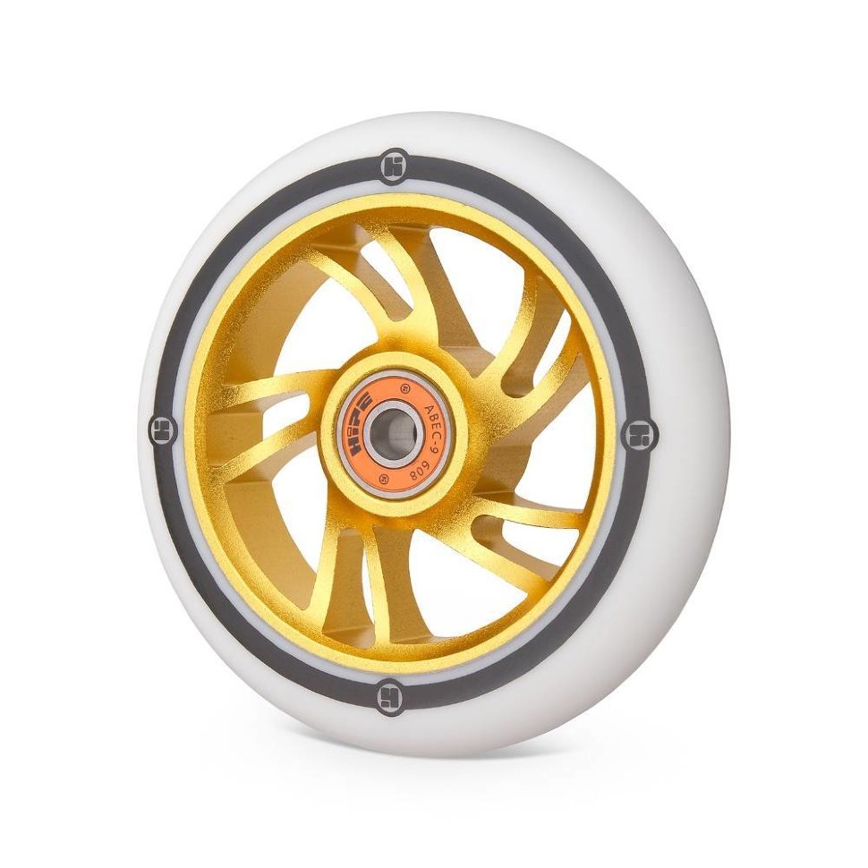 

Колесо для самоката Hipe 5W 110 мм золотистое/белое, 5W