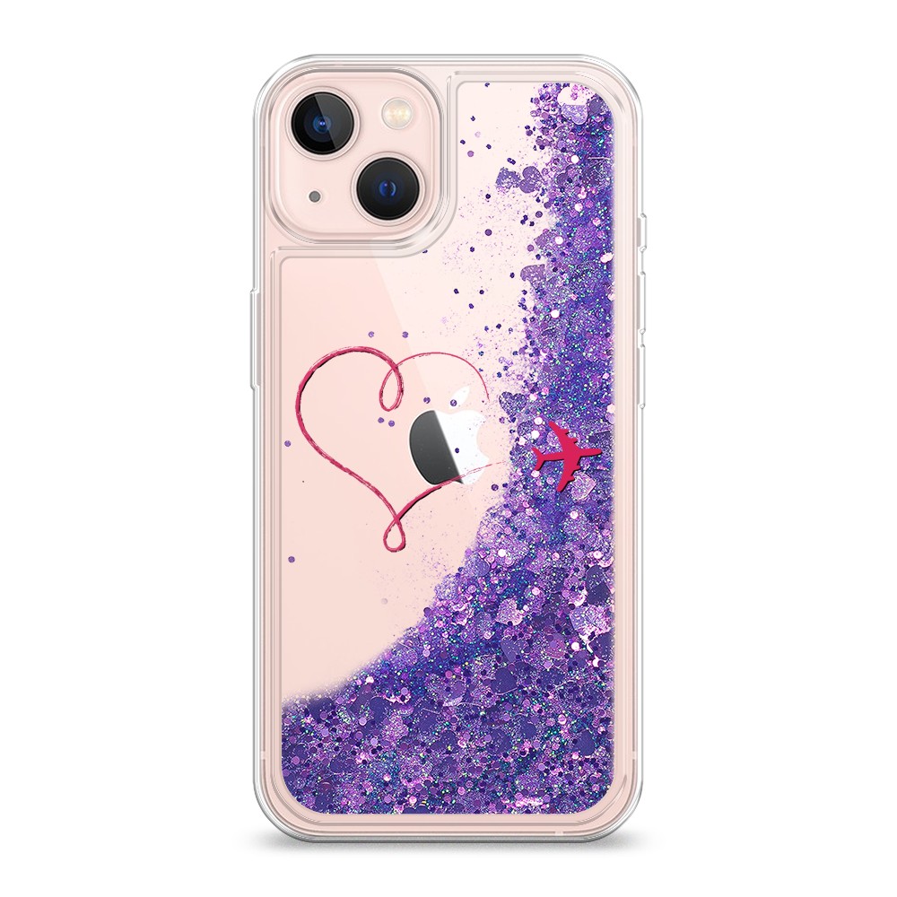 

Чехол Awog на Apple iPhone 13 / Айфон 13 "Сердце и самолет", Разноцветный, 14292-1