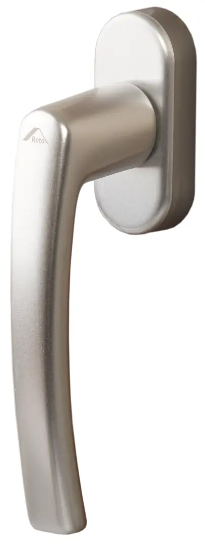 Ручка оконная Rotoline металл цвет серебро двухсторонняя оконная ручка tech krep