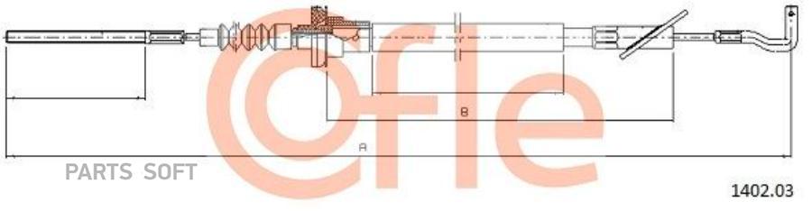 Трос Сцепления Fi Friz Fune Seicento 1,1 Rhd COFLE 92140203