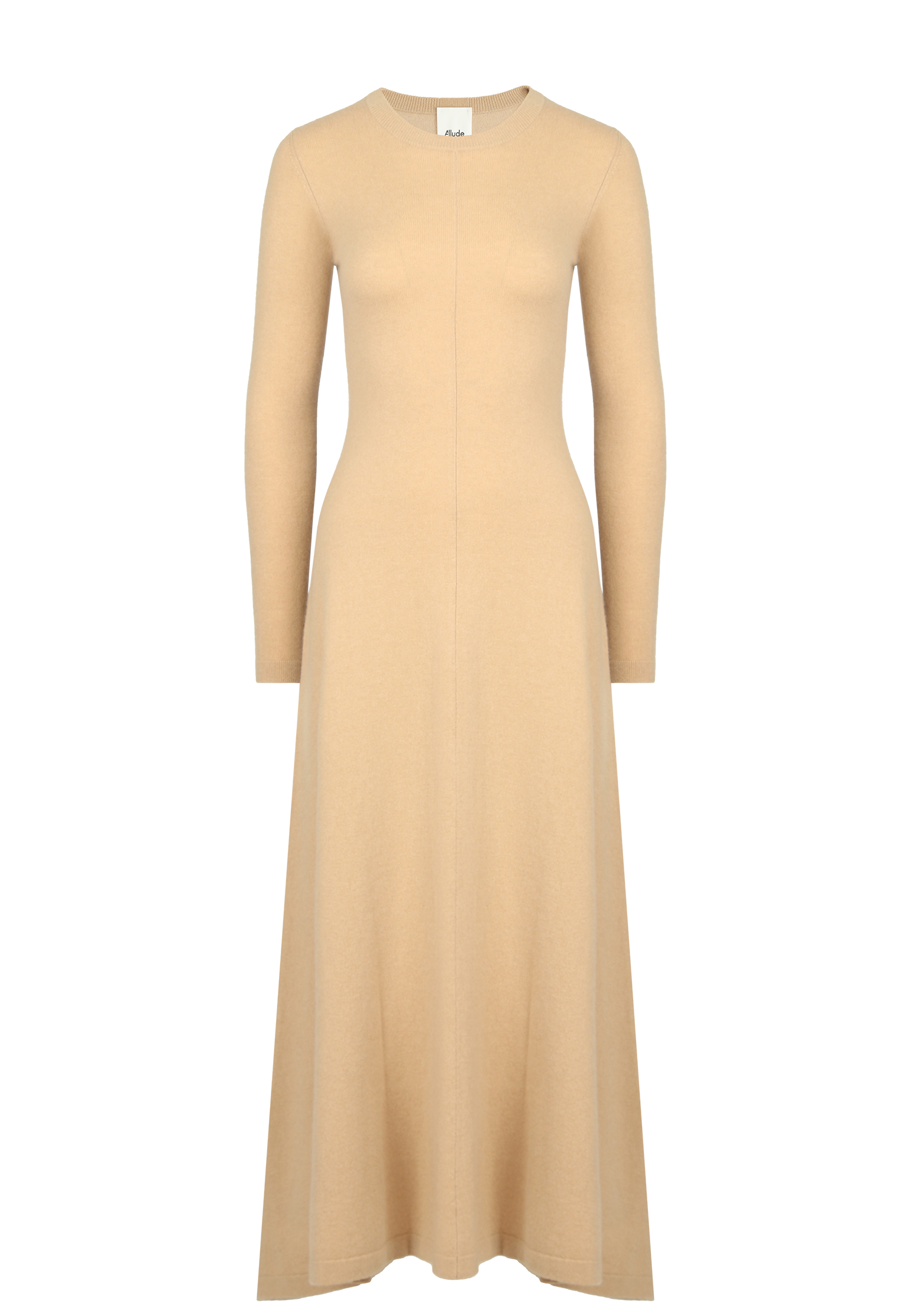 Платье женское ALLUDE 144730 коричневое XS