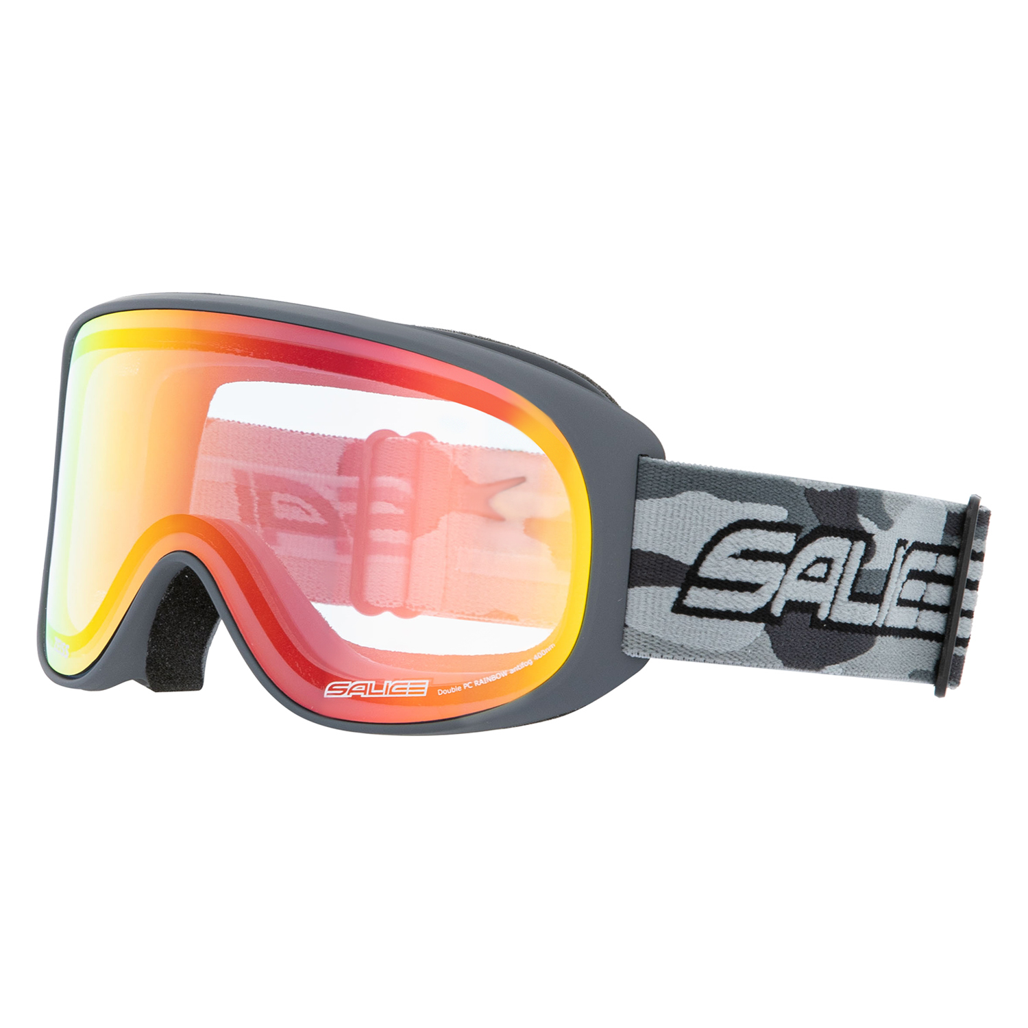 

Маска Горнолыжная Salice 100Darwf Charcoal Camo/Darw Clear S1 (Б/Р) 2023-24, 100Darwf