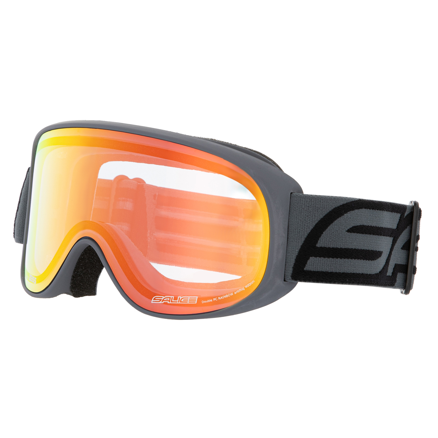

Маска Горнолыжная Salice 100Darwf Charcoal/Darw Clear S1 (Б/Р) 2024-25, 100Darwf