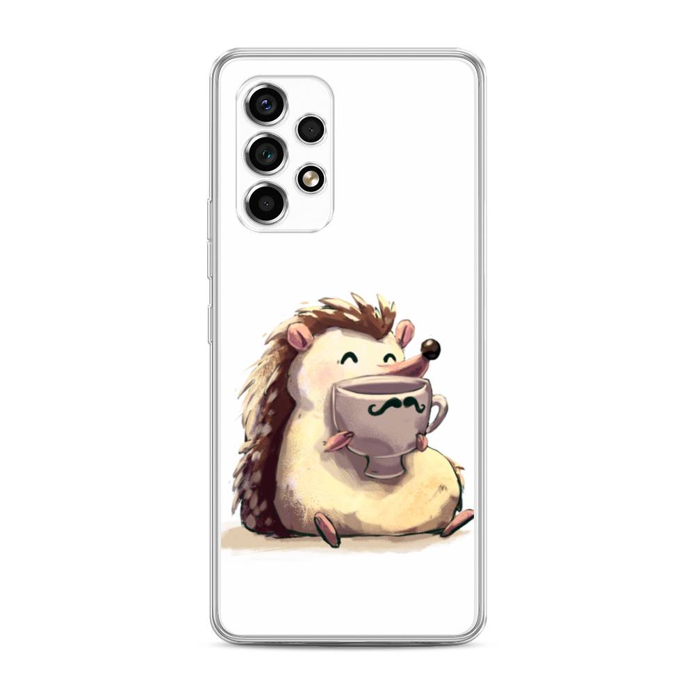 фото Чехол awog "еж кофеман" для samsung galaxy a53