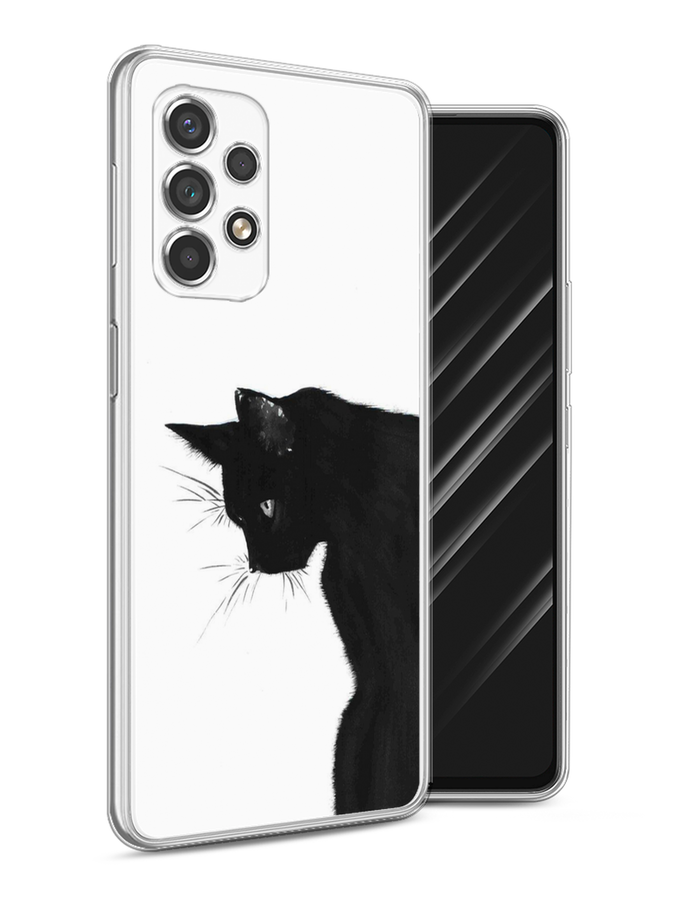 

Чехол Awog на Samsung Galaxy A53 / Самсунг A53 "Black cat", Черный;белый, 2104550-1