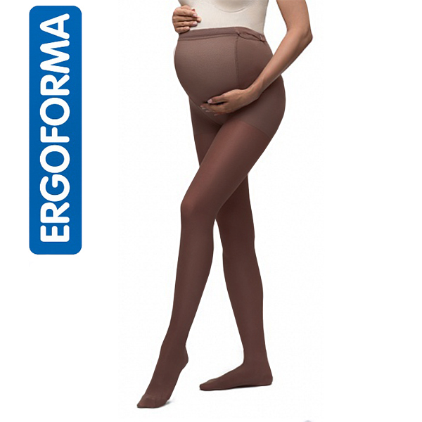 

Колготки Ergoforma 113 для беременных 1 класс компрессии коричневые, р-р 6, Коричневый, 113 колготки